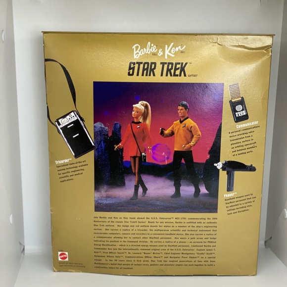 BARBIE & KEN STAR TREK GIFT SET COLLECTORS EDITION - Picture 5 of 10
